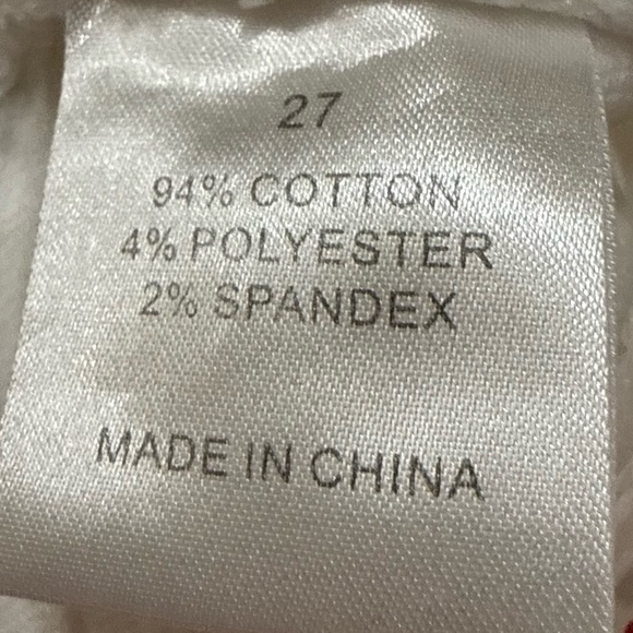 Johnny Was White Flare Jeans with Vibrant Side Trim - Picture 8 of 10